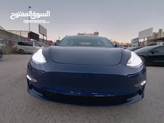  4 تيسلا 3 موديل 2020 ديول موتور لونج رينج كرت ابيض عداد 60 حره