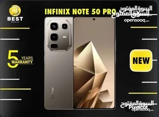  1 متوفر الأن بسعر مميز نوت 50 برو /// infinix note 50 pro 256G new