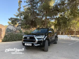  1 تويوتا هايلوكس 2021 فحص كامل فل عدا الجير للبيع