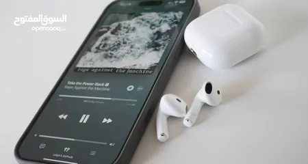  6 APPLE AIR PODS 4 NEW /// سماعه ابل ايربودس 4 الجديده