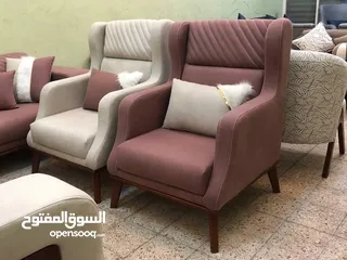  29 اطقم ضيوف خشب زان وسويد 2cm   بل كامل واسفنج دانلوب مكفول 5 سنوات عل فاتوره لاتتردد بل اتصال ماسة.