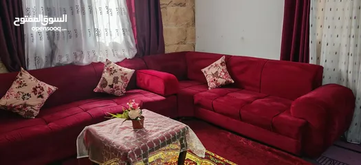 1 طقم كنب خشب زان تفصيل بحال الوكالة
