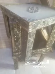  3 طاولات خشب