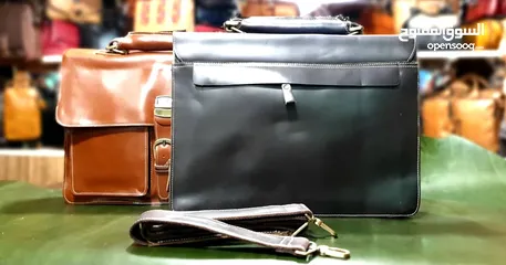  22 Leather laptop and office bags حقائب جلدية للكمبيوتر المحمول والمكتب