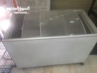  1 فريزر مستعمل شغال تبريد ممتاز