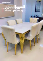 15 Dining Table Marble and Wood