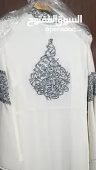  6 فستان (قفطان) /ماركة شي شوكليت/لون حليبي/ اقرأي الوصف تحت