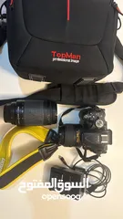  1 كاميرا نيكون D5200 مستعملة نظيفة للبيع