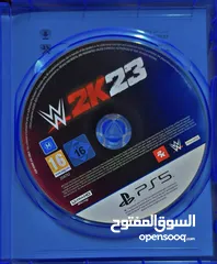  4 شريط مصارعة 2k23 WWE 2K23 مستعمل استعمال نظيف