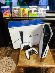  6 Playstation 5 Slim Blueray  بلاستيشن 5 سلم