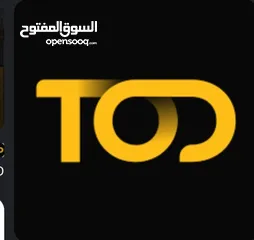  1 اشتراك tod tv 4k شهري