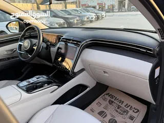  7 هونداي توسان ترخيص 2022 محرك 1600 هايبرد plug in/يقطع على الشحنه 65 كيلو متر  271 حصان