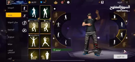  2 بيع حساب فري فاير لفل 69