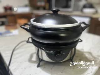  3 Cock-pot  Slow cooker  طنجرة كهرباء فخار