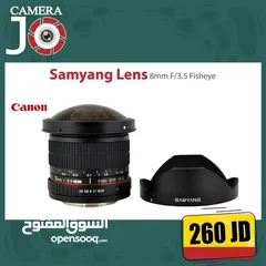  1 Samyang 8mm Fish eyes
