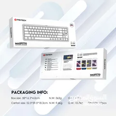  3 FANTECH MAXFIT70 MK911 WIRELESS 65% MECHANICAL GAMING KEYBOARD – EPIC GREYSCALE