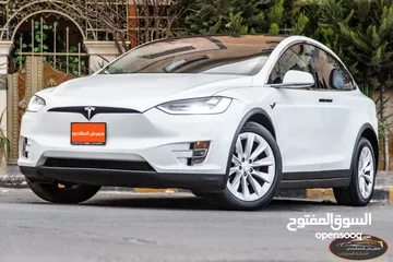  1 Tesla Model X 100D  2018  السيارة بحالة الوكالة