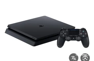  1 بلاي ستيشن 4سلم 500 جيجا مع جميع اغراضه  بحال الوكاله