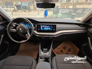  9 سكودا اوكتافيا ترخيص 2021 محرك 1500 بنزين جير أوتوماتيك  150 حصان