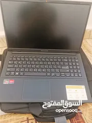  2 لابتوب ايسوس فيفوبوك جو 14/15 ASUS Vivobook Go معاه كرتون استعمال خفيف جهاز ممتاز ونظيف