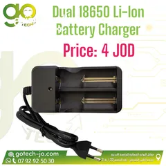  2 Li-Ion Batteries, Chargers and Holders