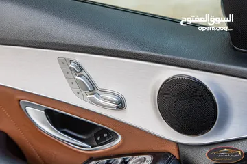  16 Mercedes C200 2019 Mild hybrid Amg kit Night Package   السيارة وارد الشركة و قطعت مسافة 83,000 كم