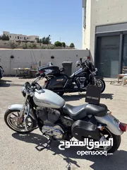  6 Harley sportster XL883 L بحالة الوكاله وصيانة الشركه