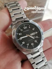  2 ساعة فوسيل مينا اسود 44  سبورت