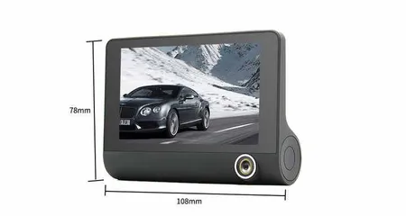  2 وفرنالكم كاميرا سيارة أمامية وخلفية وداخلي ‏3×1 VIDEO CAR DVR ‏FULL HD 1080P