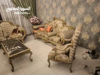  6 غرفة جلوس مصري فاخره بحاله ممتازه
