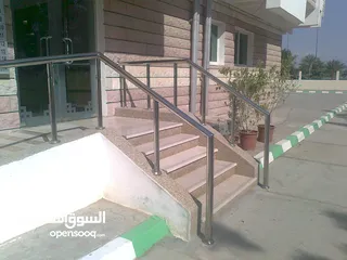  29 Stainless Steel Handrail For Stairs, Balcony, Swimming Pool. درابزين ستانلس ستيل