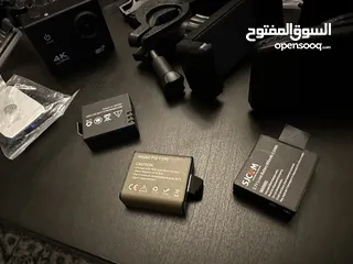  12 Action Camera 4k For bike  With 3 battery  and a accessories