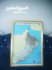  8 خارطة سلطنة عمان مع برواز