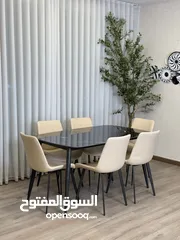  15 طاولات سفرة رخام مصنع مستورد