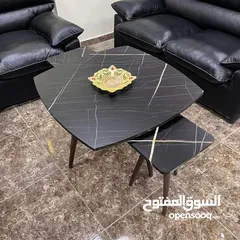  10 طاولات وسط وسيرفس متوفره  بعدة أشكال متنوعه منها مدور ومستطيل ومربع واحجام مختلفه وعده قياسات