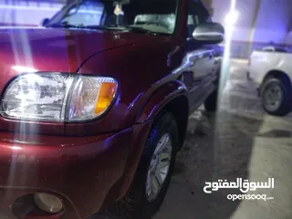  2 تايوتا تندرا 2006  قبينه وربع دفع رباعي سيارة سليمه من بلادها خاليه من البخ و ترميل