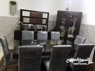  5 غرفة سفره زان بالكامل شبه وكاله استعمال عرسان 6 اشهر