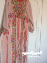  2 مدرقة فلسطينية تطريز يدوي غرزة غرزة مع شال مطرز