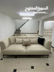  2 بيع طقم كنبايات مع مزنون جديد كامل