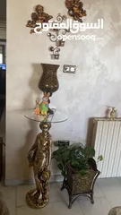  12 تمثال الحاملة الجرة الفخم باللون النحاسي ارتفاع 86 سم