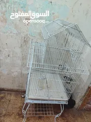  2 قفص لجميع الببغاء