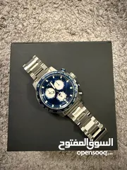 7 Tissot Supersport Chrono, 45.5 mm, Blue dial, Metal bracelet, Swiss Quartz movement