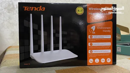  4 راوتر تندا العالمي بسعر العرض المختص بإنترنت الفايبر
