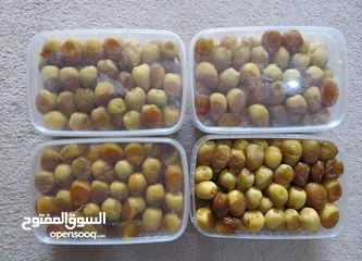  10 تمور و رطب کبکاب وبرحی العسلی طبیعی100% فی المصنع