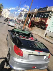  7 سيارة بيجو كشف 206cc موديل 2006 للبيع