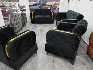  4 اطقم استيل 7 مقاعد جميع الالوان متوفره داخل المصنع الكميه محدوده