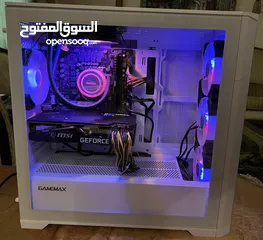  5 Gaming PC RTX 3070 MSI Liquid Cooler RGB Corsair RAM Mid Tower