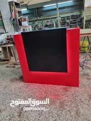 10 طاولة كاش للمطاعم والمحلات بعدة موديلات وألوان حسب الطلب توصيل مجاني لعمان والزرقاء خلال يومين