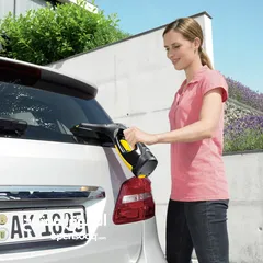  2 جهاز تنظيف النوافذ كارشر WV 2 أسود مع فرشاة وممسحة