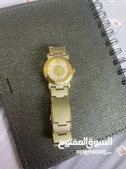  1 ساعة dmax رجالية فضي و ذهبي عقارب عادية